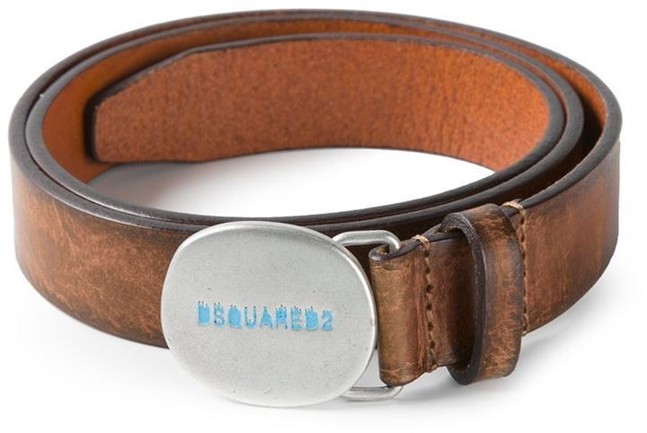 DSQUARED2 Logo Belt, $126 | farfetch.com | Lookastic