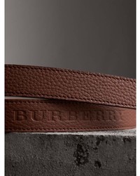 Burberry Embossed Leather Belt