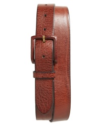 Frye Flat Panel Leather Belt