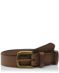 Fossil Double Leather Keeper Belt Red