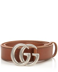 Gucci Gg Leather Belt