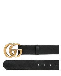 Gucci 40mm Gg Buckle Leather Belt