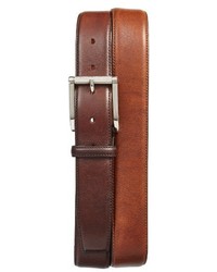 Santoni Hand Antiqued Leather Belt