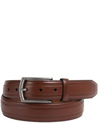 Johnston & Murphy Leather Overlay Belt