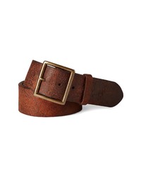 RRL Jones Distressed Leather Belt