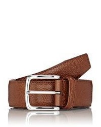 Barneys New York Leather Belt Brown