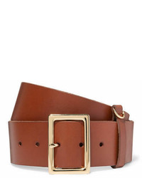 Frame Leather Belt Brown