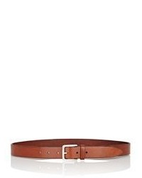 Barneys New York Leather Belt Tan