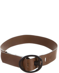 Marni Leather Buckled Belt