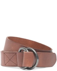Brooks Brothers Leather D Ring Belt