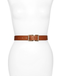 AllSaints Logo Keeper Leather Belt