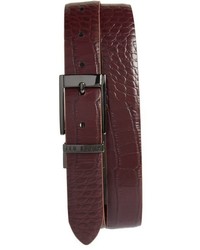 Ted Baker London Zazza Reversible Leather Belt