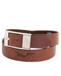 Eagles Wings Minnesota Vikings Brandish Leather Belt