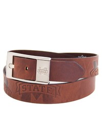 Eagles Wings Mississippi State Bulldogs Brandish Leather Belt