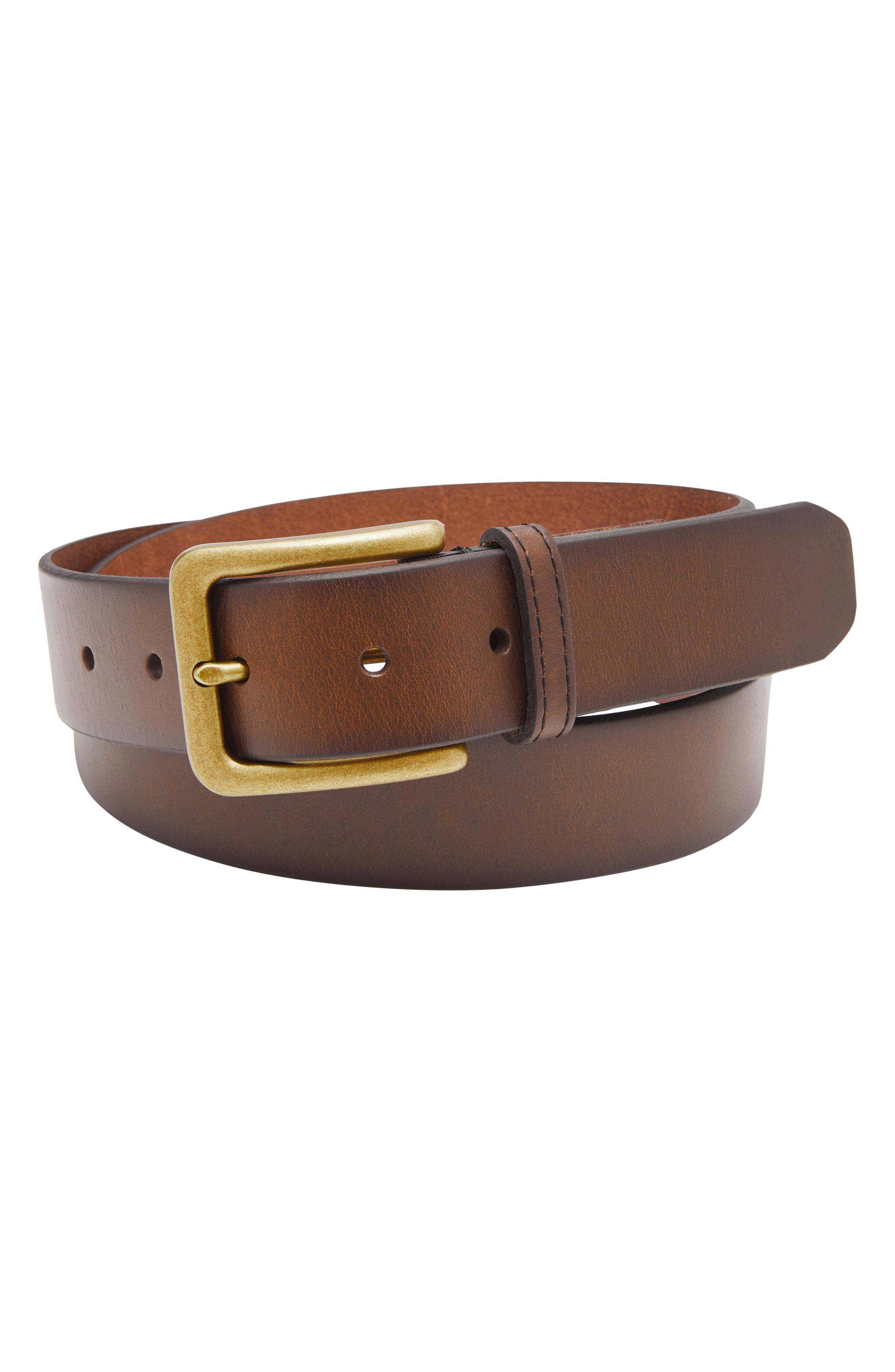 Fossil Morrison Leather Belt, $26 | Nordstrom | Lookastic