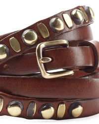 Donna Karan New York Embellished Leather Belt