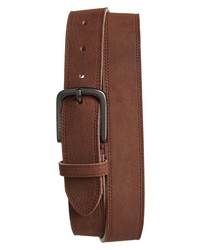 Canali Nubuck Leather Belt