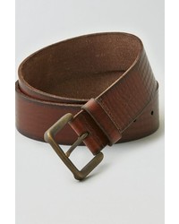 American Eagle Outfitters O Stitched Leather Belt