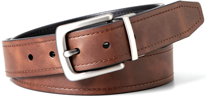 fossil parker reversible leather belt