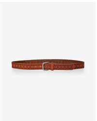 Express Perforated Genuine Leather Belt