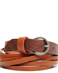 Forever 21 Slitted Faux Leather Belt