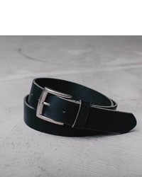 DSTLD Standard Leather Belt In Black
