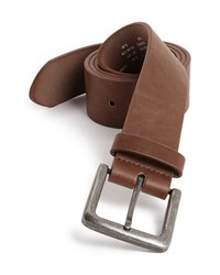 Topman Faux Leather Belt Brown Largex Large