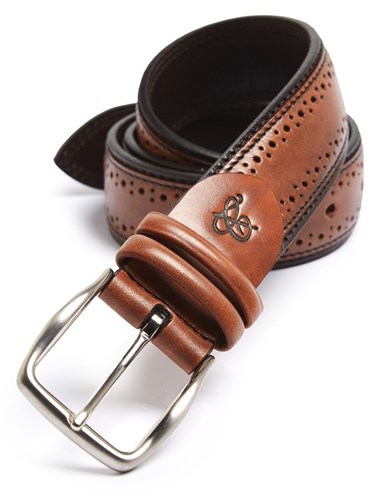 Brogue belt sale