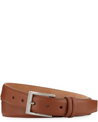 W.KLEINBERG W Kleinberg Basic Leather Belt With Interchangeable Buckles Brown