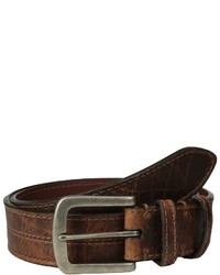 Torino Leather Co. Waxed Shrunken Bison Belts