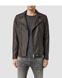 AllSaints Rowley Leather Biker Jacket