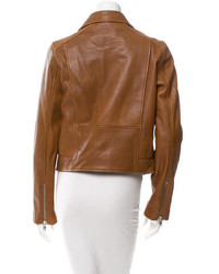 Loeffler Randall Leather Biker Jacket W Tags
