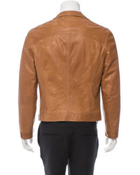 Brunello Cucinelli Leather Moto Jacket
