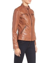 Bernardo Leather Moto Jacket