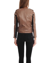 Nour Hammour Erin Studded Leather Jacket
