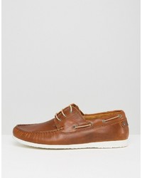 Dune Belize Leather Boat Shoes