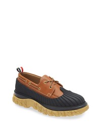 Thom Browne Duck Boat Shoe In Camel At Nordstrom