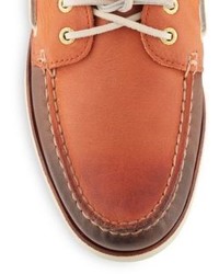 Sperry Gold Ao Two Tone Leather Boat Shoes