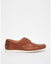 Selected Homme Pelle Leather Boat Shoes