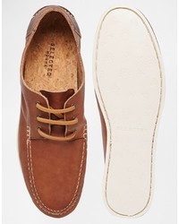 Selected Homme Pelle Leather Boat Shoes