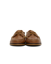 Polo Ralph Lauren Tan Merton Boat Shoe Loafers