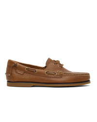 Polo Ralph Lauren Tan Merton Boat Shoe Loafers
