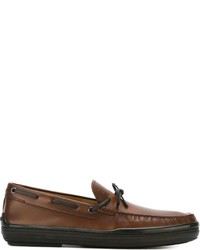 Tod's Front Tie Boat Shoes