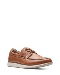 Clarks Un Pilot Boat Shoe In Tan Leather At Nordstrom