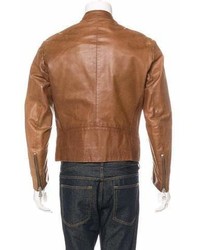 Maison Margiela 2001 Five Zip Leather Moto Jacket