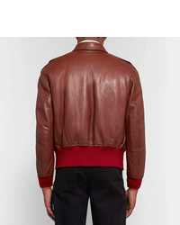 Calvin Klein 205w39nyc Shearling Lined Leather Jacket