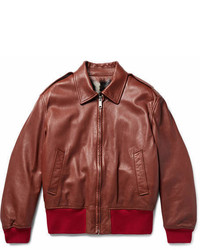 Calvin Klein 205w39nyc Shearling Lined Leather Jacket, $4,890 | MR PORTER |  Lookastic