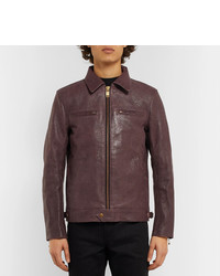 Blackmeans Distressed Leather Jacket