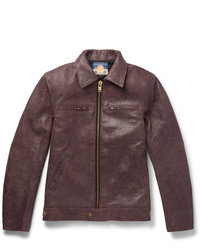Blackmeans Distressed Leather Jacket