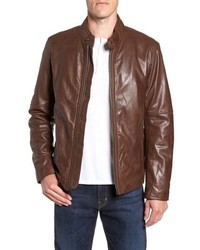 Andrew Marc Emerson Lightweight Leather Moto Jacket